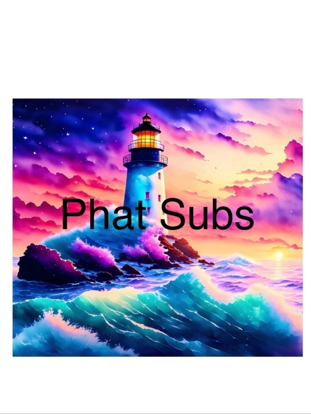 Sublimation Lighthouse Sunset Tumbler